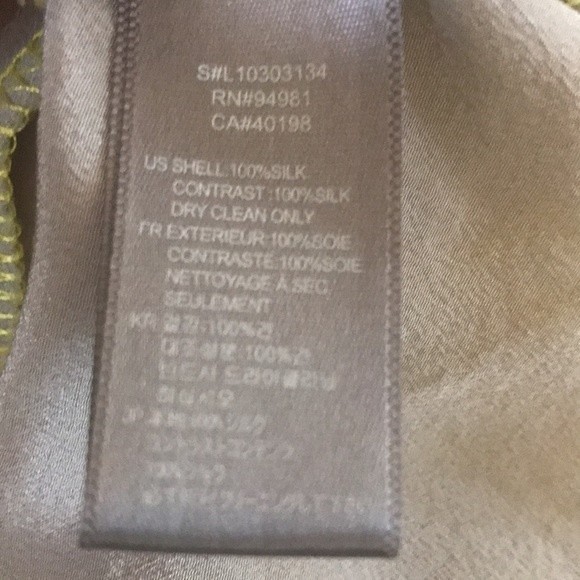 100% Silk Colorblock Blouse - Picture 9 of 9